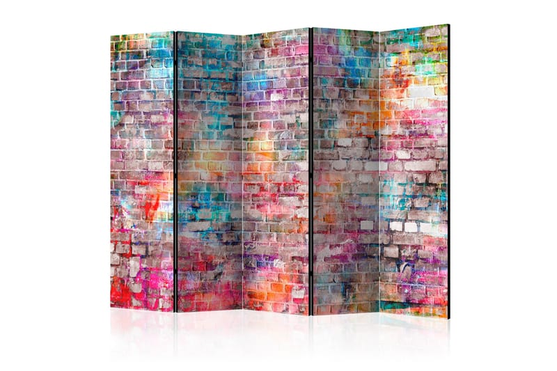 Romdeler - Colorful Brick II 225x172, Artgeist sp. z o. o.