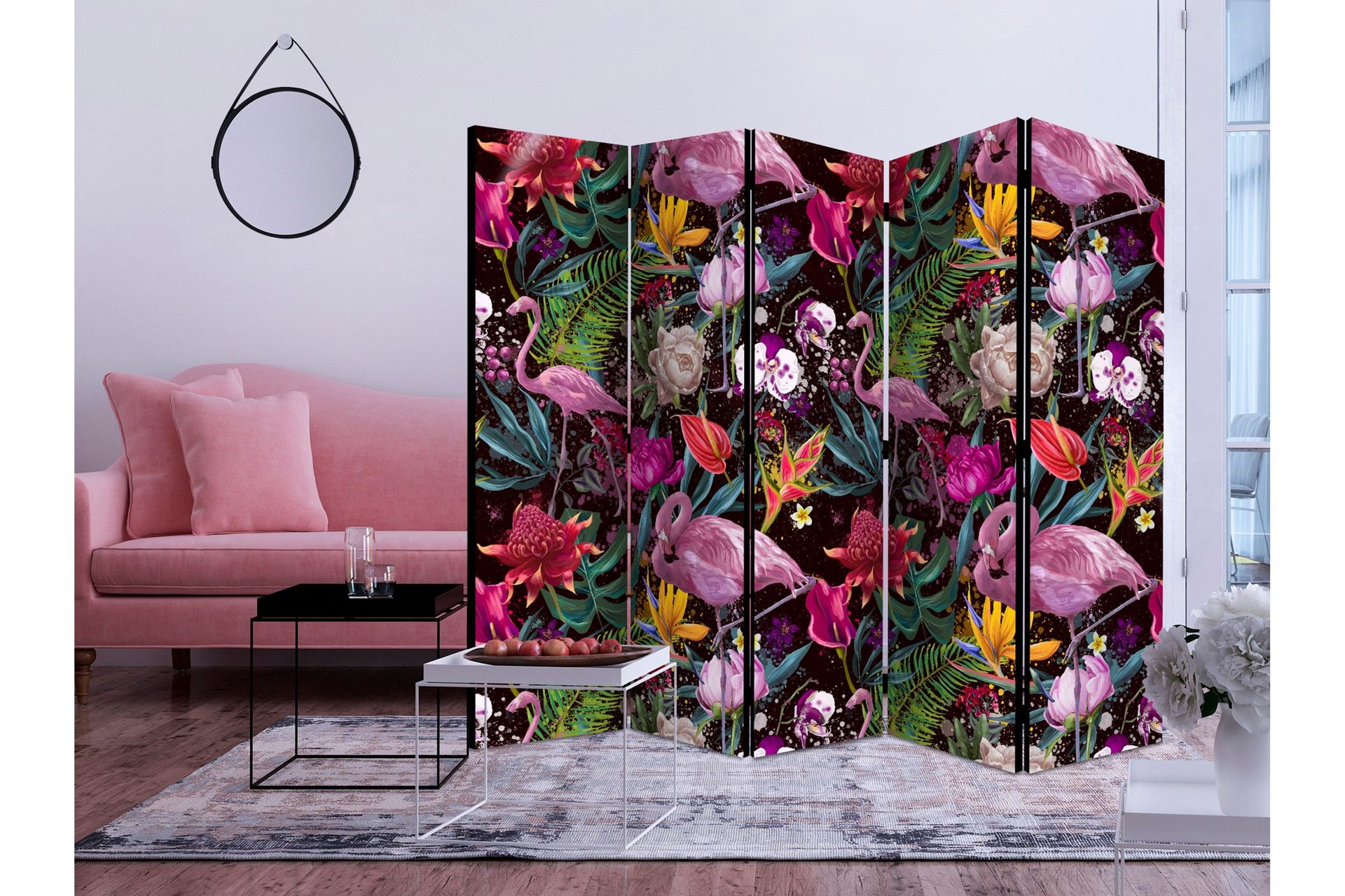 Romdeler Colorful Exotic II 222x517 cm - Artgeist sp. z o. o.