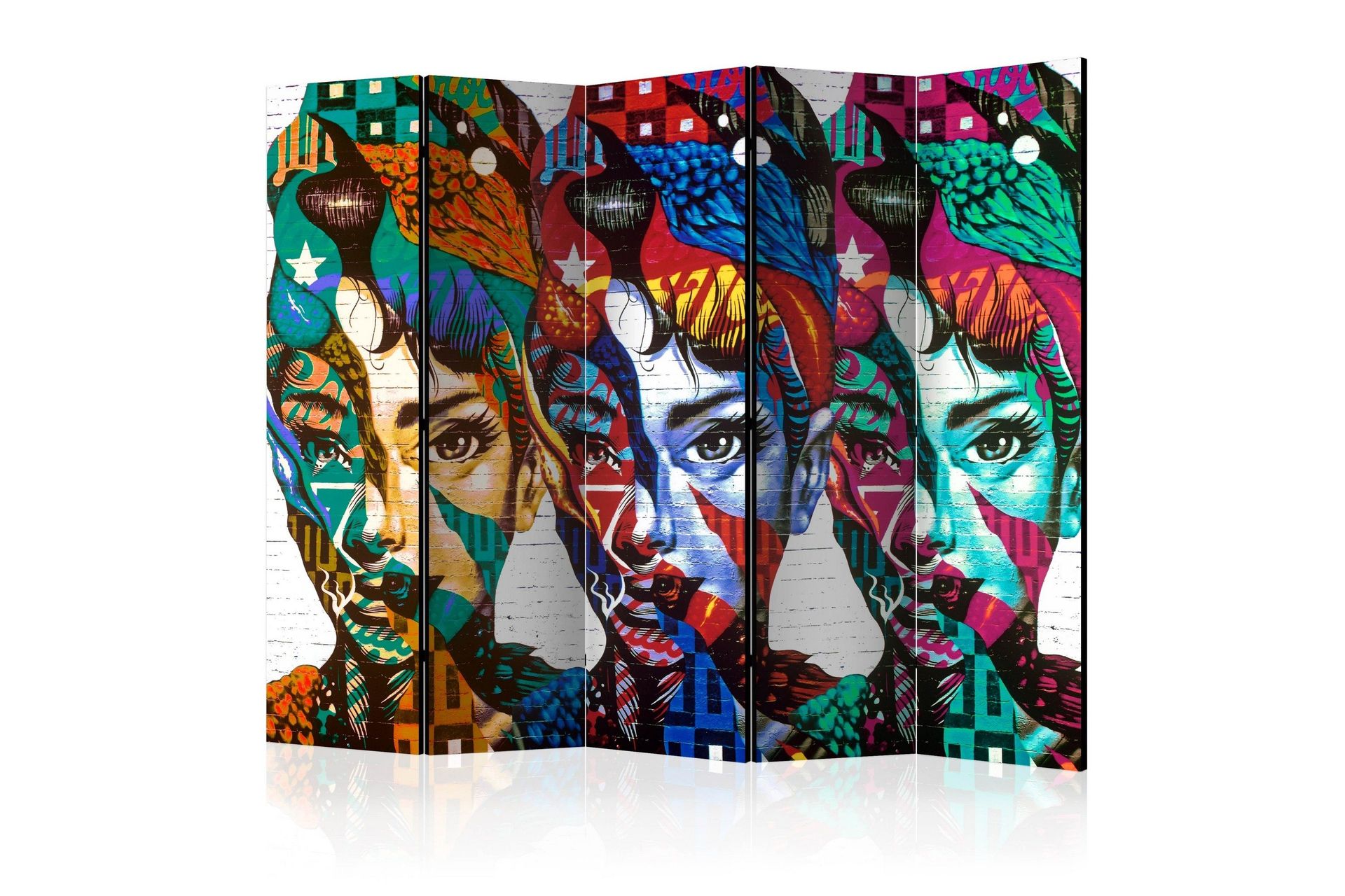 Romdeler - Colorful Faces II 225x172 - Artgeist sp. z o. o.