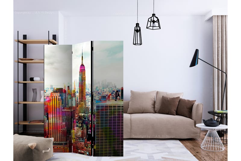 Romdeler Colors of New York City - Artgeist sp. z o. o. - Innredning - Romdelere - Bretteskjerm
