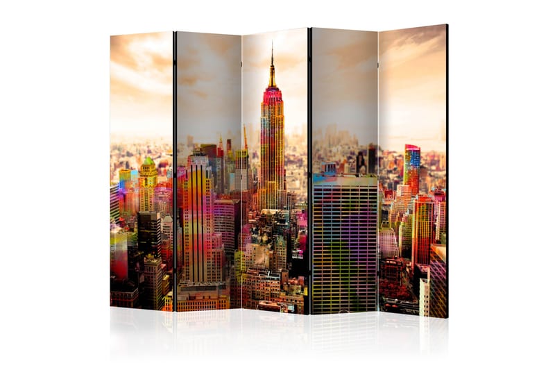 Romdeler Colors of New York City III - Artgeist sp. z o. o. - Innredning - Romdelere - Bretteskjerm