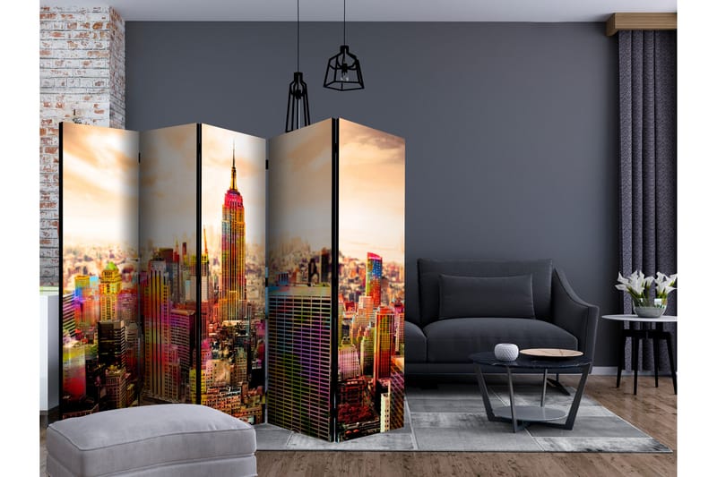 Romdeler Colors of New York City III - Artgeist sp. z o. o. - Innredning - Romdelere - Bretteskjerm