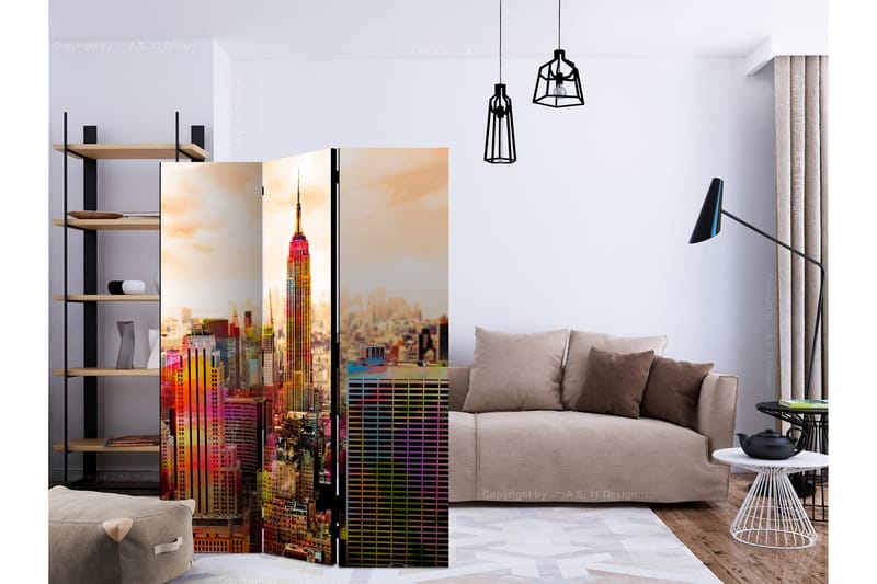 Romdeler Colors of New York City III - Artgeist sp. z o. o. - Innredning - Romdelere - Bretteskjerm