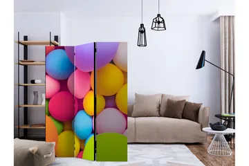 Romdeler - Colourful Balls 135x172 - Artgeist sp. z o. o. - Innredning - Romdelere - Bretteskjerm