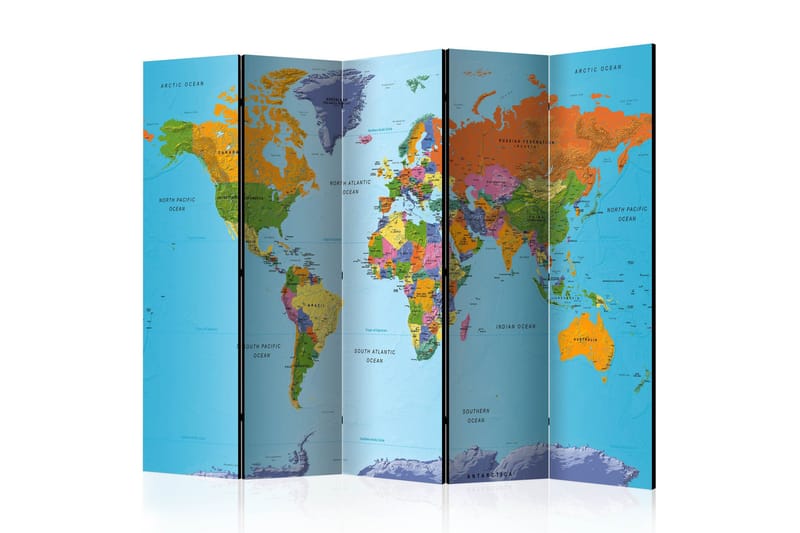 Romdeler Colourful Geography 225x172, Artgeist sp. z o. o.
