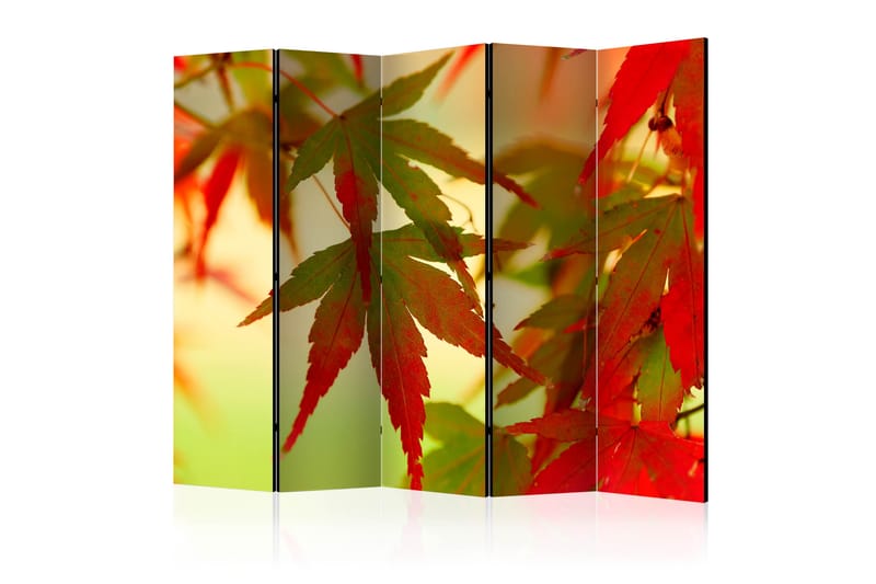 Romdeler - Colourful leaves II 225x172 - Artgeist sp. z o. o. - Innredning - Romdelere - Bretteskjerm