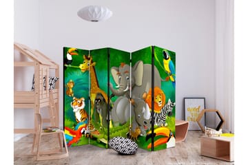 Romdeler Colourful Safari 225x172 - Artgeist sp. z o. o. - Innredning - Romdelere - Bretteskjerm