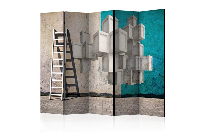 Romdeler - Concrete blocks II 225x172 - Artgeist sp. z o. o. - Innredning - Romdelere - Bretteskjerm