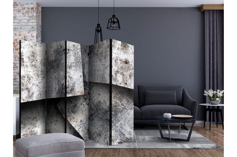 Romdeler - Concrete cards II 225x172 - Artgeist sp. z o. o. - Innredning - Romdelere - Bretteskjerm