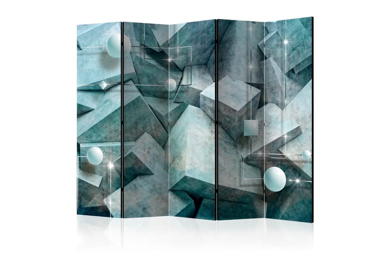 Romdeler Concrete Cubes Green II - Artgeist sp. z o. o. - Innredning - Romdelere - Bretteskjerm