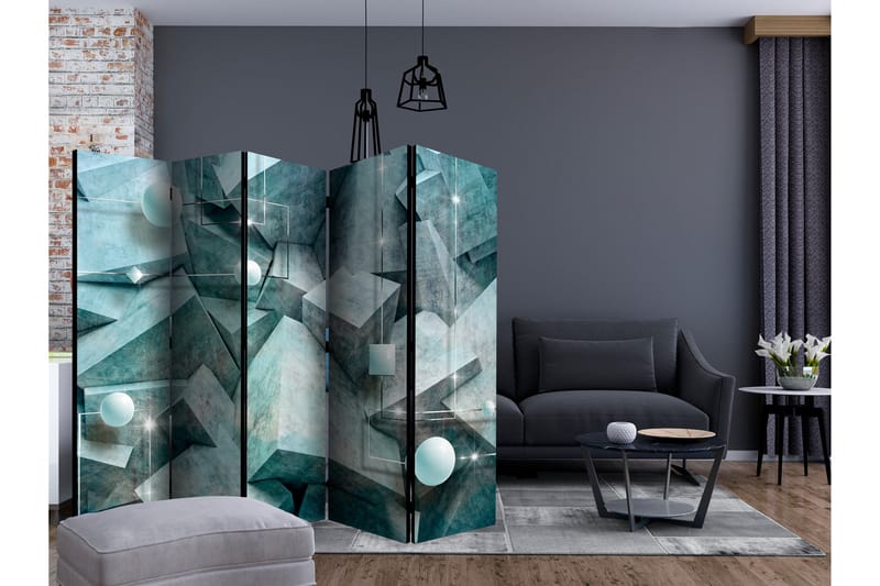 Romdeler Concrete Cubes Green II - Artgeist sp. z o. o. - Innredning - Romdelere - Bretteskjerm