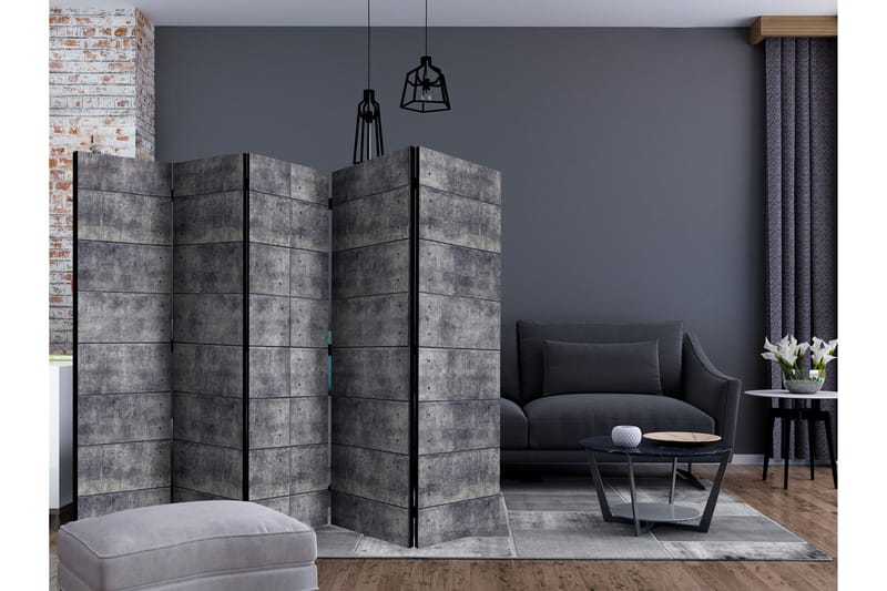 Romdeler - Concrete Fortress II 225x172 - Artgeist sp. z o. o. - Innredning - Romdelere - Bretteskjerm