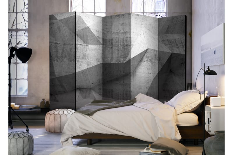 Romdeler Concrete Geometry 225x172 - Artgeist sp. z o. o. - Innredning - Romdelere - Bretteskjerm