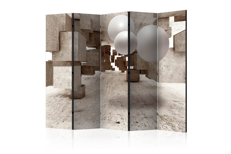 Romdeler - Concrete Maze II 225x172 - Artgeist sp. z o. o. - Innredning - Romdelere - Bretteskjerm