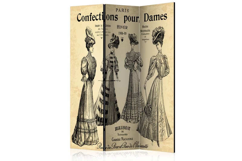 Romdeler Confections Pour Dames 135x172 - Artgeist sp. z o. o. - Bretteskjerm - Romdelere