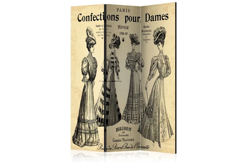 Romdeler Confections Pour Dames 135x172 - Artgeist sp. z o. o. - Innredning - Romdelere - Bretteskjerm