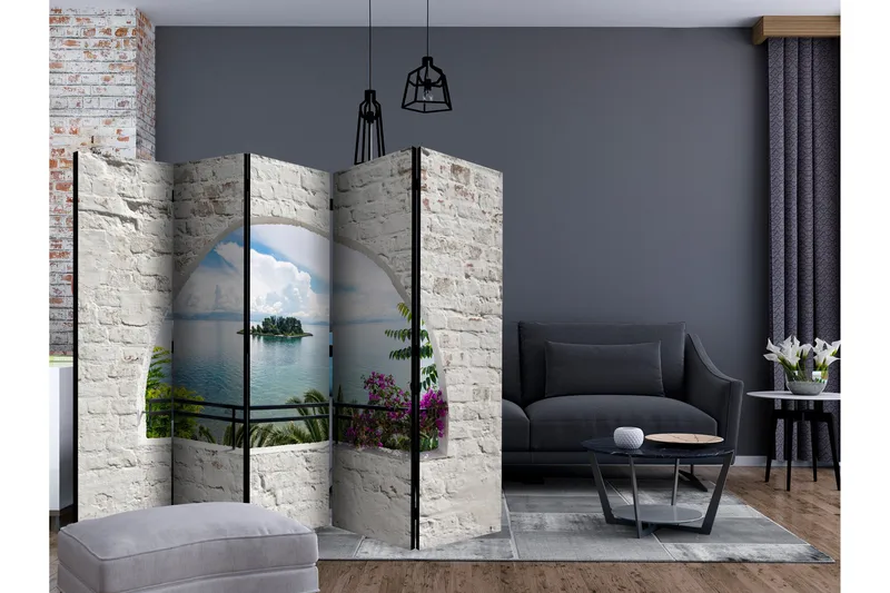Romdeler - Corfu Island II 225x172 - Artgeist sp. z o. o. - Innredning - Romdelere - Bretteskjerm