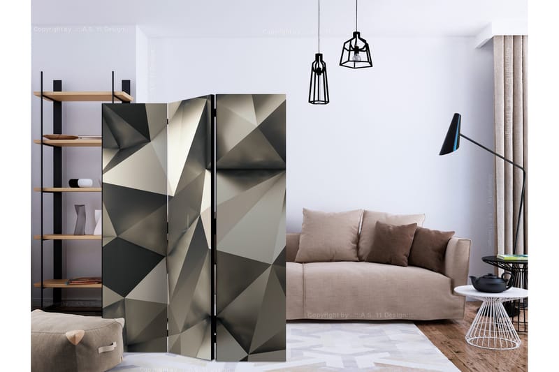 Romdeler - Cosmic Silver 135x172 - Artgeist sp. z o. o. - Innredning - Romdelere - Bretteskjerm