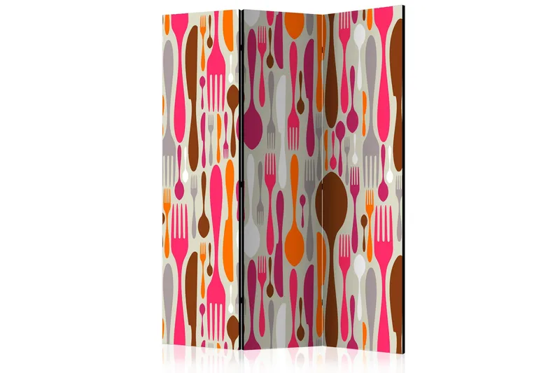 Romdeler - Cutlery - pink and violet 135x172, Artgeist sp. z o. o.