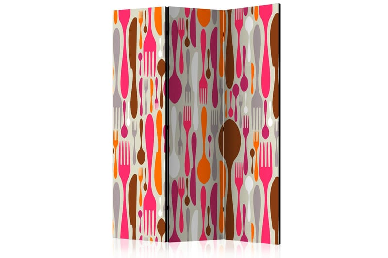 Romdeler - Cutlery - pink and violet 135x172, Artgeist sp. z o. o.