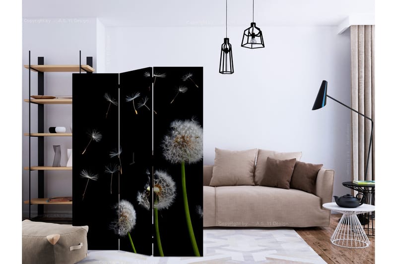 Romdeler - Dandelions in the wind 135x172 - Artgeist sp. z o. o. - Innredning - Romdelere - Bretteskjerm