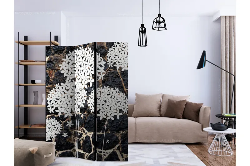 Romdeler - Dark Garden 135x172 - Artgeist sp. z o. o. - Innredning - Romdelere - Bretteskjerm