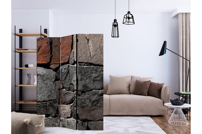 Romdeler - Dark Stones 135x172 - Artgeist sp. z o. o. - Innredning - Romdelere - Bretteskjerm