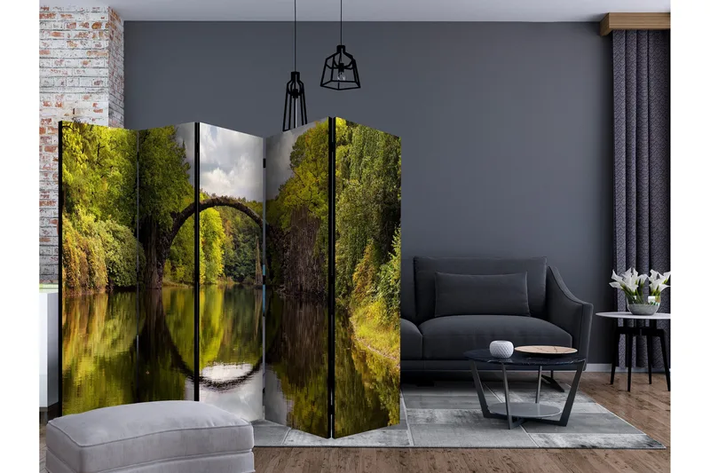 Romdeler -  Devil's Bridge in Kromlau II 225x172 - Artgeist sp. z o. o. - Innredning - Romdelere - Bretteskjerm