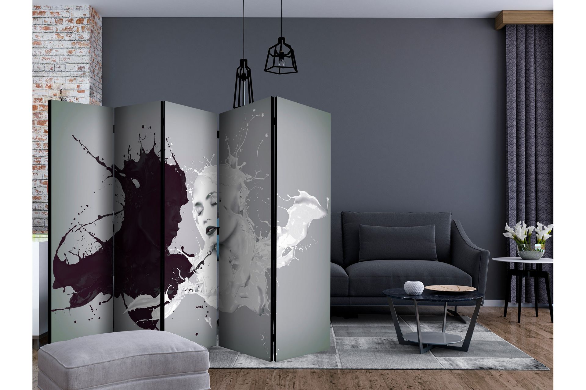 Romdeler - Dissonance II 225x172 - Artgeist sp. z o. o. - Innredning - Romdelere - Bretteskjerm