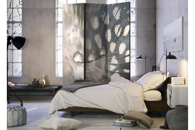 Romdeler Elegant Feather 135x172 - Artgeist sp. z o. o. - Innredning - Romdelere - Bretteskjerm