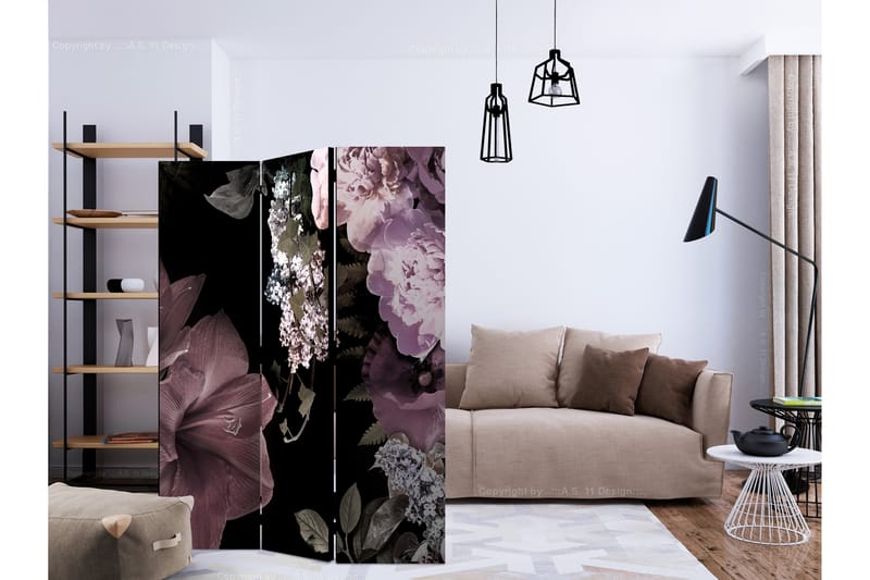 Romdeler - Flowers from the Past 135x172 - Artgeist sp. z o. o. - Innredning - Romdelere - Bretteskjerm