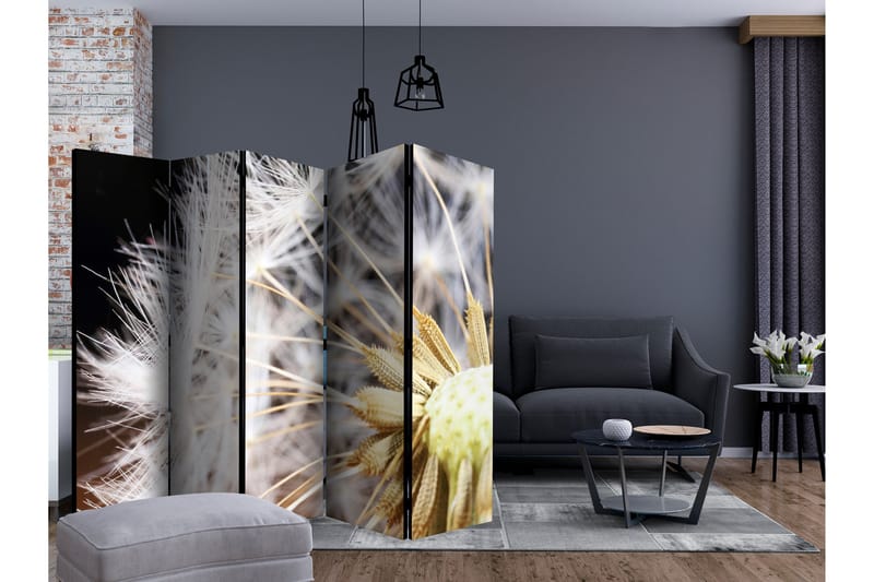 Romdeler - Fluffy Dandelion II 225x172 - Artgeist sp. z o. o. - Innredning - Romdelere - Bretteskjerm