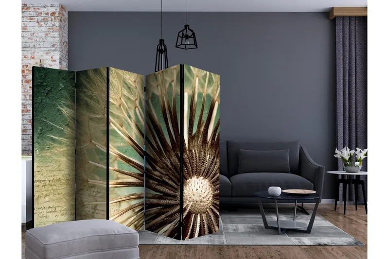 Romdeler - Focus on dandelion II 225x172 - Artgeist sp. z o. o. - Innredning - Romdelere - Bretteskjerm