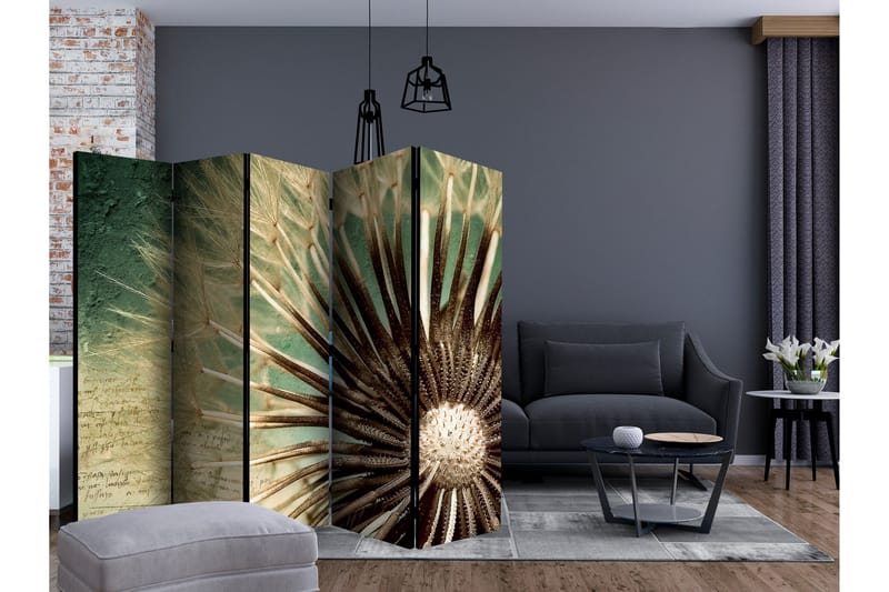 Romdeler - Focus on dandelion II 225x172 - Artgeist sp. z o. o. - Innredning - Romdelere - Bretteskjerm