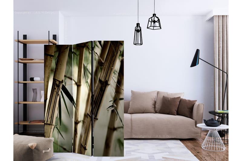 Romdeler Fog and Bamboo Forest - Artgeist sp. z o. o. - Innredning - Romdelere - Bretteskjerm