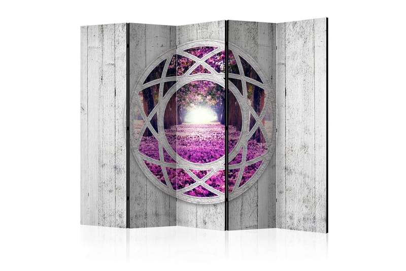 Romdeler - Fuchsia landscape II 225x172 - Artgeist sp. z o. o. - Innredning - Romdelere - Bretteskjerm