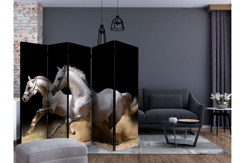 Romdeler - Galloping horses on the sand II 225x172 - Artgeist sp. z o. o. - Innredning - Romdelere - Bretteskjerm