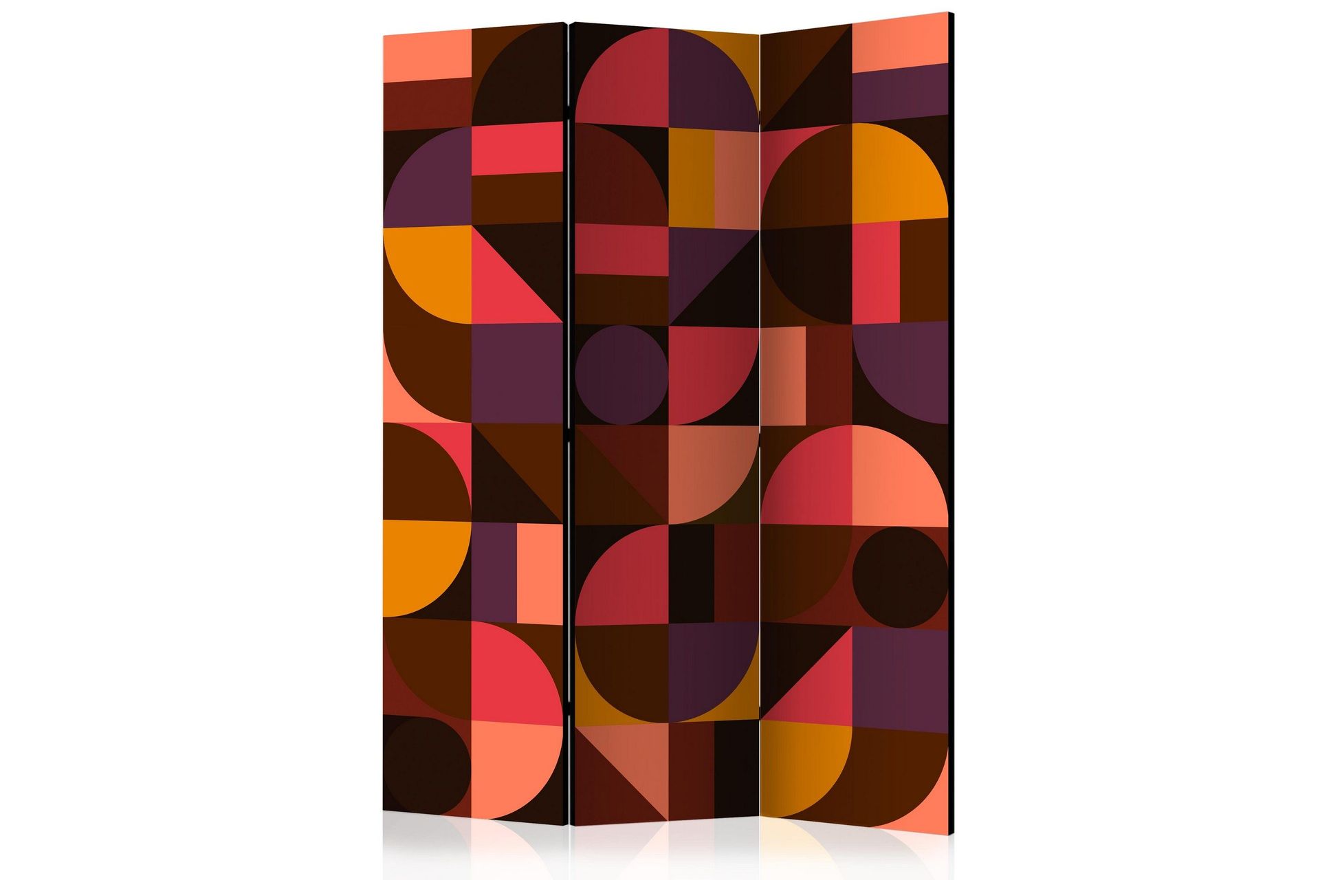 Romdeler Geometric Mosaic Red - Artgeist sp. z o. o.