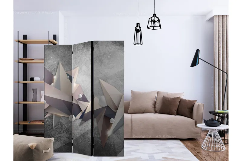 Romdeler - Geometrical Constellation 135x172 - Artgeist sp. z o. o. - Innredning - Romdelere - Bretteskjerm