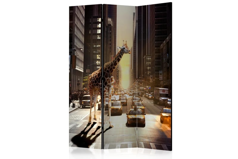 Romdeler Giraffe in the Big City - Artgeist sp. z o. o. - Innredning - Romdelere - Bretteskjerm