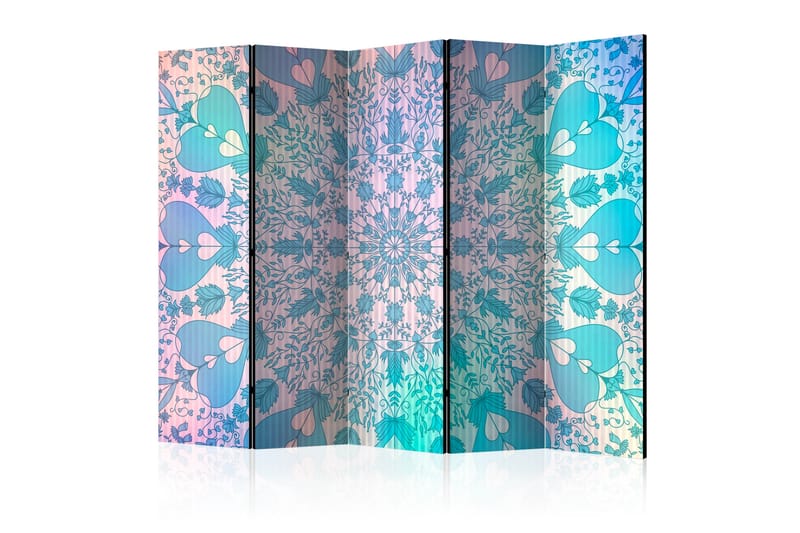 Romdeler Girly Mandala Blue II - Artgeist sp. z o. o. - Innredning - Romdelere - Bretteskjerm