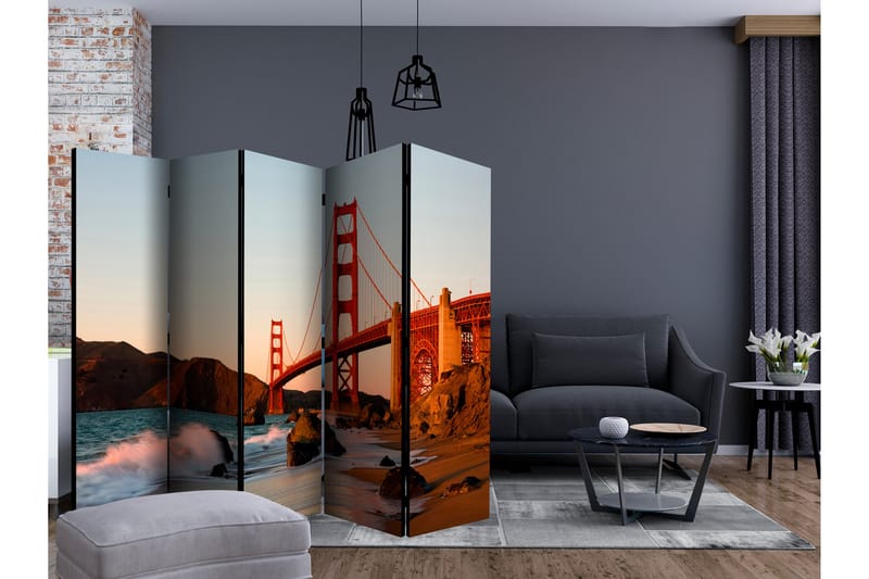 Romdeler - Golden Gate Bridge - Artgeist sp. z o. o. - Bretteskjerm - Romdelere