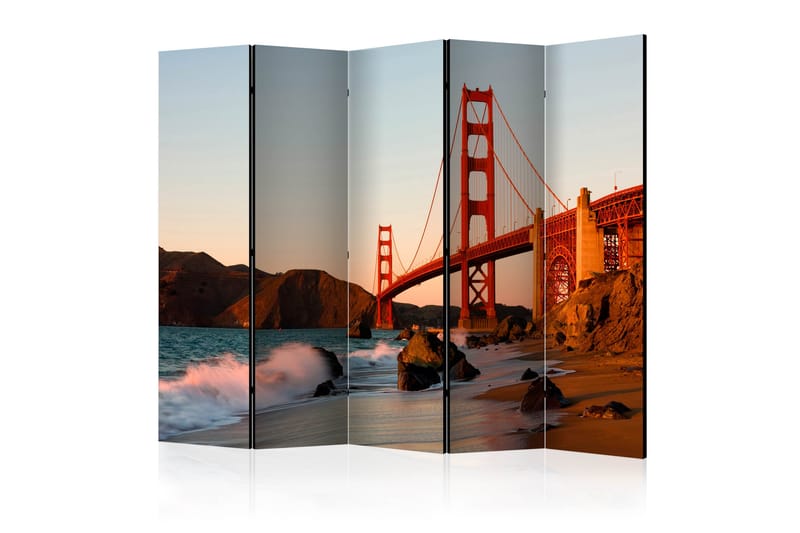 Romdeler - Golden Gate Bridge - Artgeist sp. z o. o. - Bretteskjerm - Romdelere