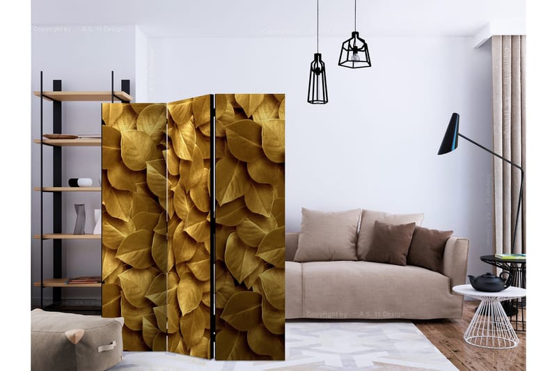 Romdeler - Golden Leaves 135x172 - Artgeist sp. z o. o. - Innredning - Romdelere - Bretteskjerm