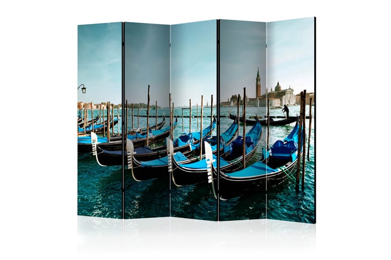 Romdeler Gondolas on the Grand Canal, Venice II - Artgeist sp. z o. o. - Bretteskjerm - Romdelere