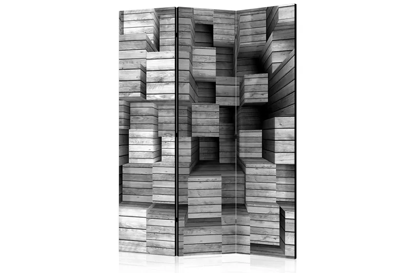 Romdeler - Grå Precision 135x172, Artgeist sp. z o. o.