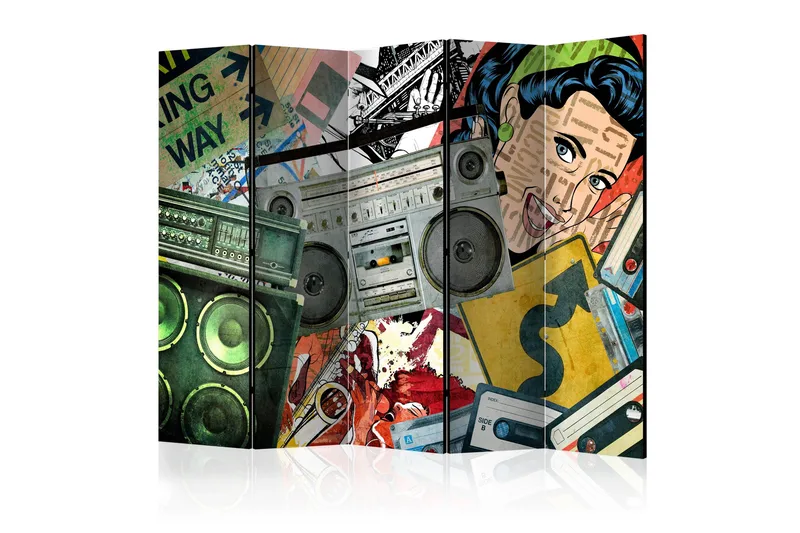 Romdeler - Graffiti girl II 225x172, Artgeist sp. z o. o.