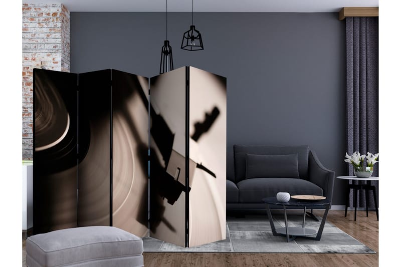 Romdeler - Gramophone and vinyl record II 225x172 - Artgeist sp. z o. o. - Innredning - Romdelere - Bretteskjerm