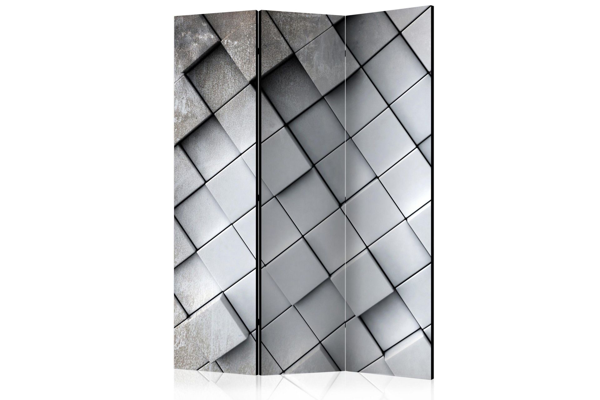 Romdeler - Gray background 3D 135x172 - Artgeist sp. z o. o.