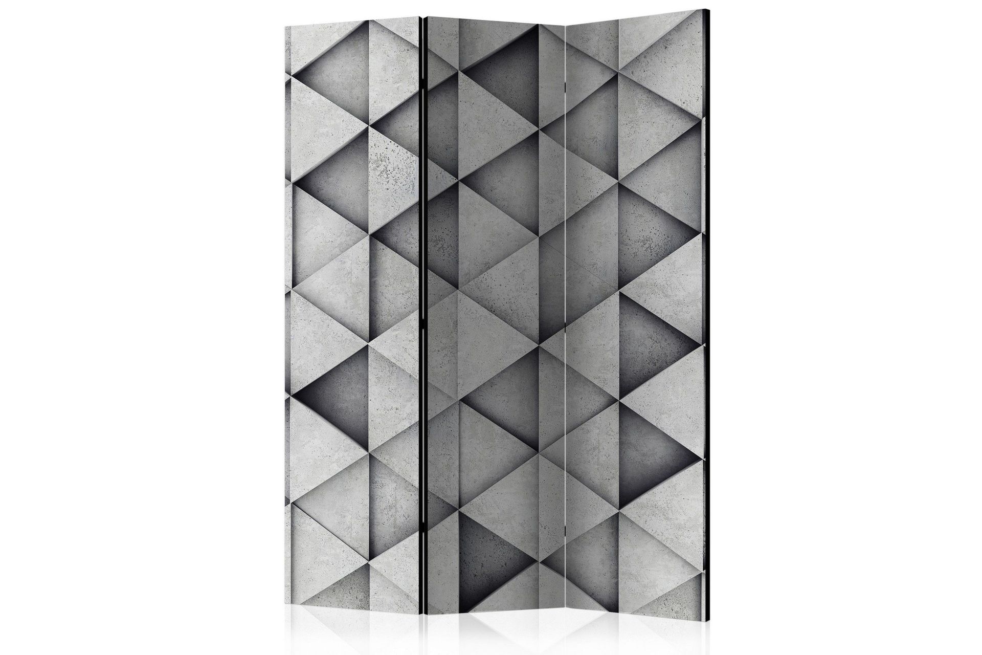 Romdeler - Grey Triangles 135x172 - Artgeist sp. z o. o.